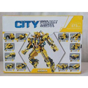 Panlos 12 in 1, 1 To 25 City Project Mecha, 573 pcs Construction Toy